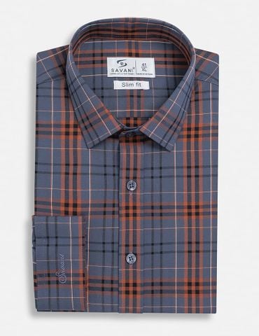 Áo sơ mi nam dài tay tà lượn không túi