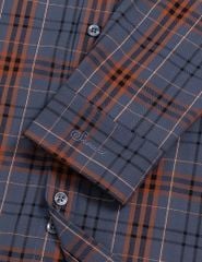 Áo sơ mi nam dài tay tà lượn không túi