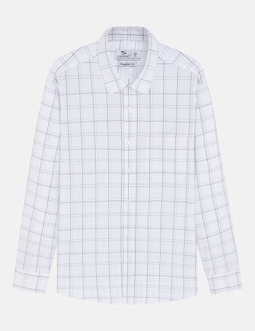 Áo sơ mi nam dài tay tà lượn có túi