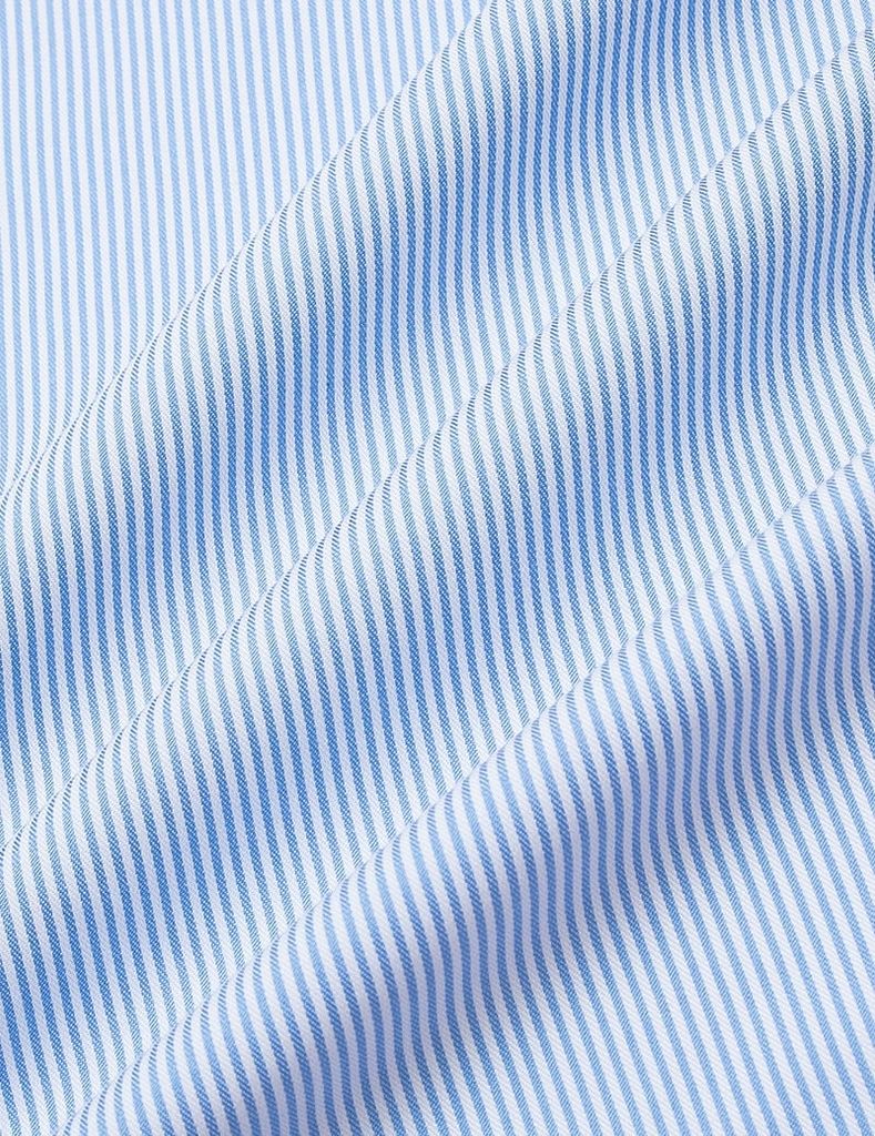 Áo sơ mi dài tay nam tà lượn không túi cổ phối màu