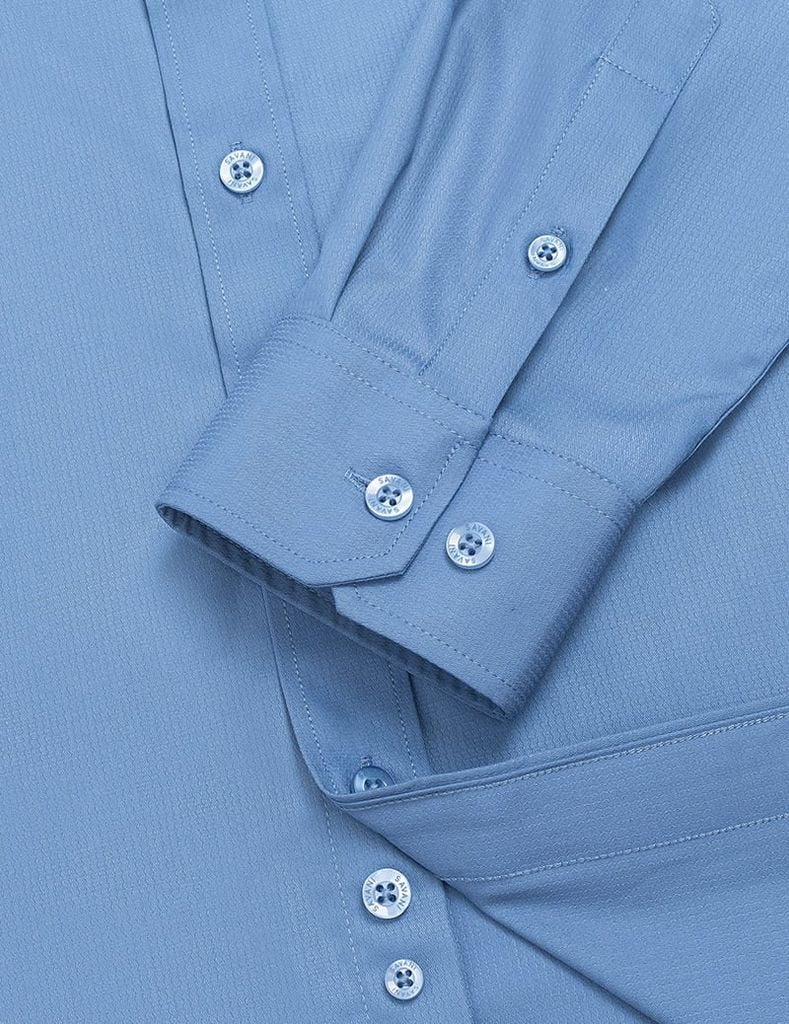 Áo sơ mi nam dài tay tà lượn có túi