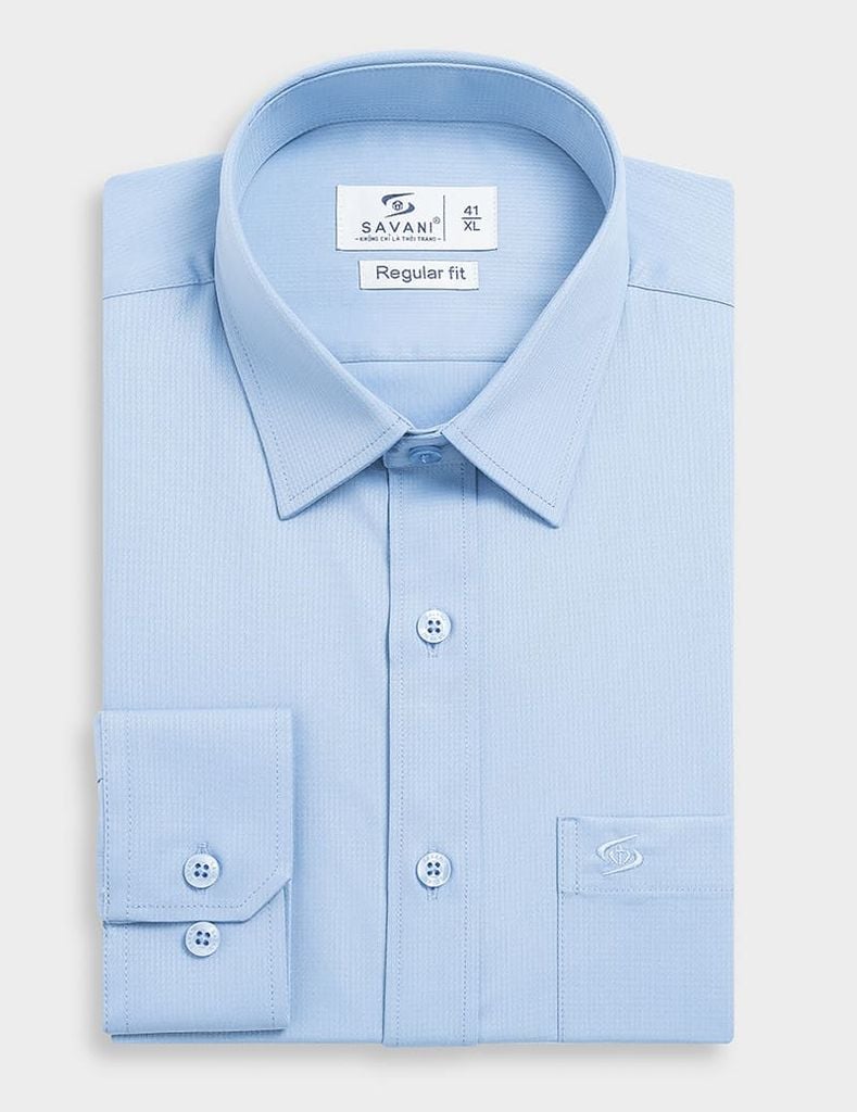 Áo sơ mi nam dài tay tà lượn có túi