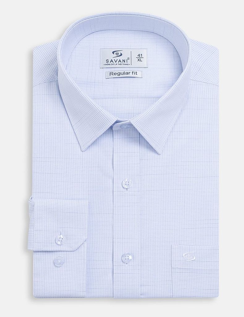 Áo sơ mi nam dài tay tà lượn có túi