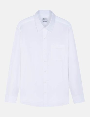 Áo sơ mi nam dài tay tà lượn có túi