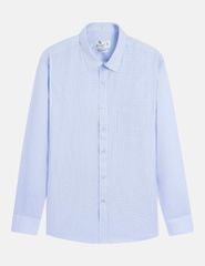 Áo sơ mi nam dài tay tà lượn có túi