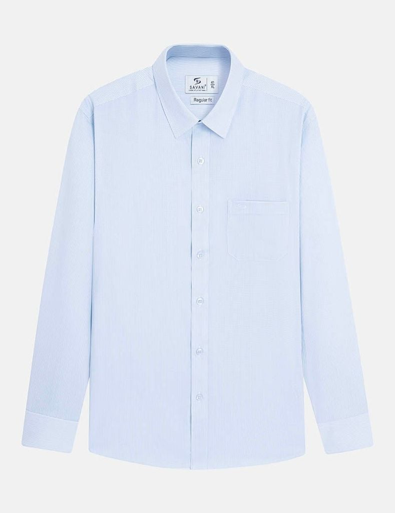 Áo sơ mi nam dài tay tà lượn có túi