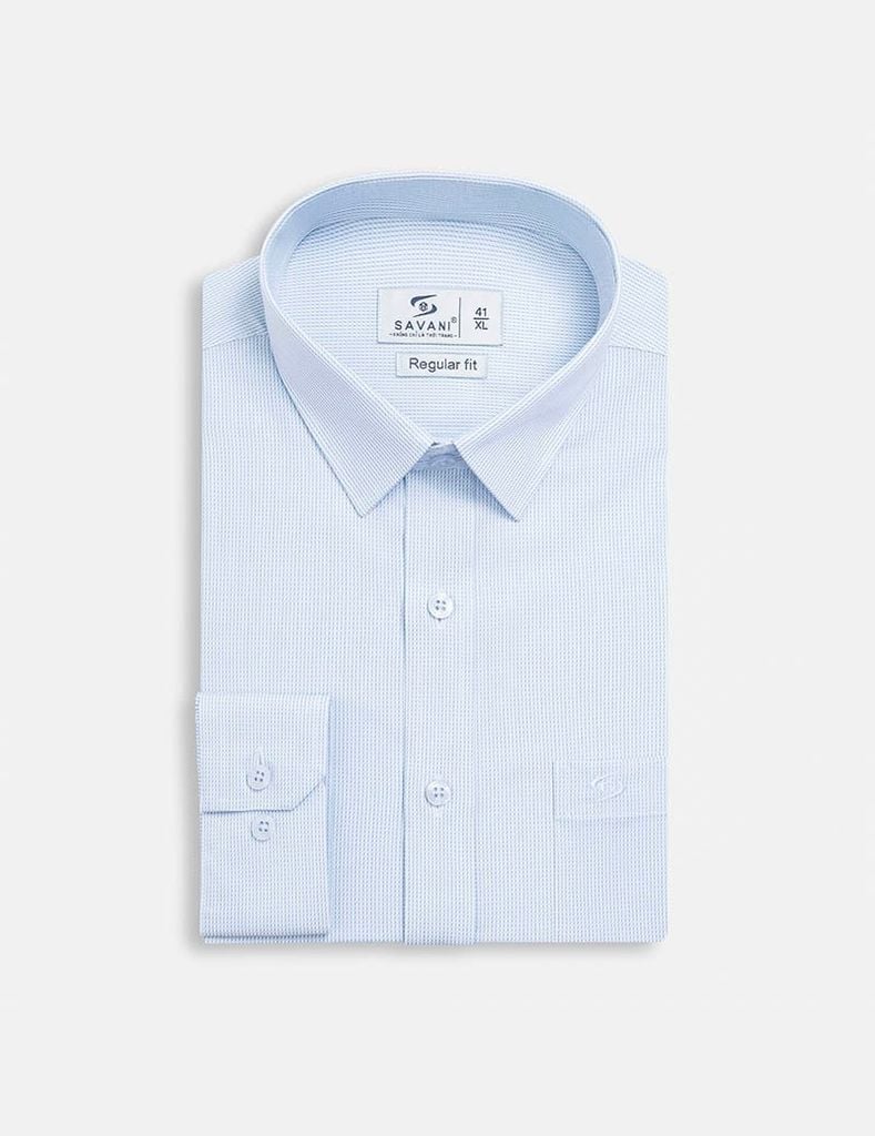 Áo sơ mi nam dài tay tà lượn có túi