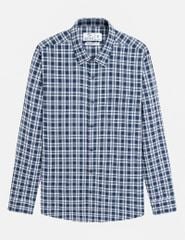 Áo sơ mi dài tay nam tà lượn có túi