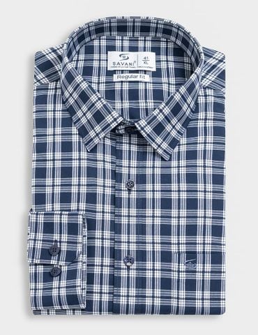 Áo sơ mi dài tay nam tà lượn có túi