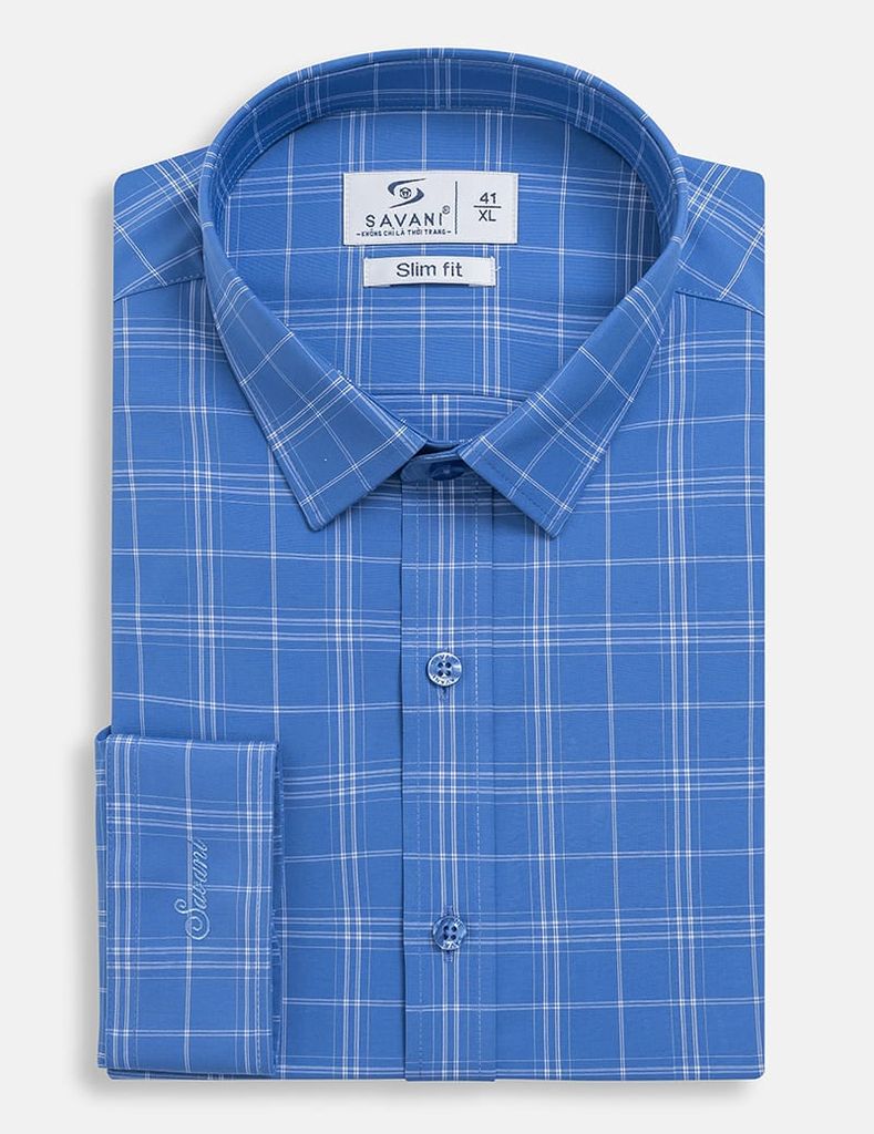 Áo sơ mi nam dài tay tà lượn không túi