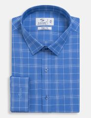 Áo sơ mi nam dài tay tà lượn không túi