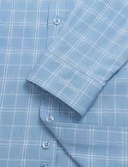 Áo sơ mi nam dài tay tà lượn không túi