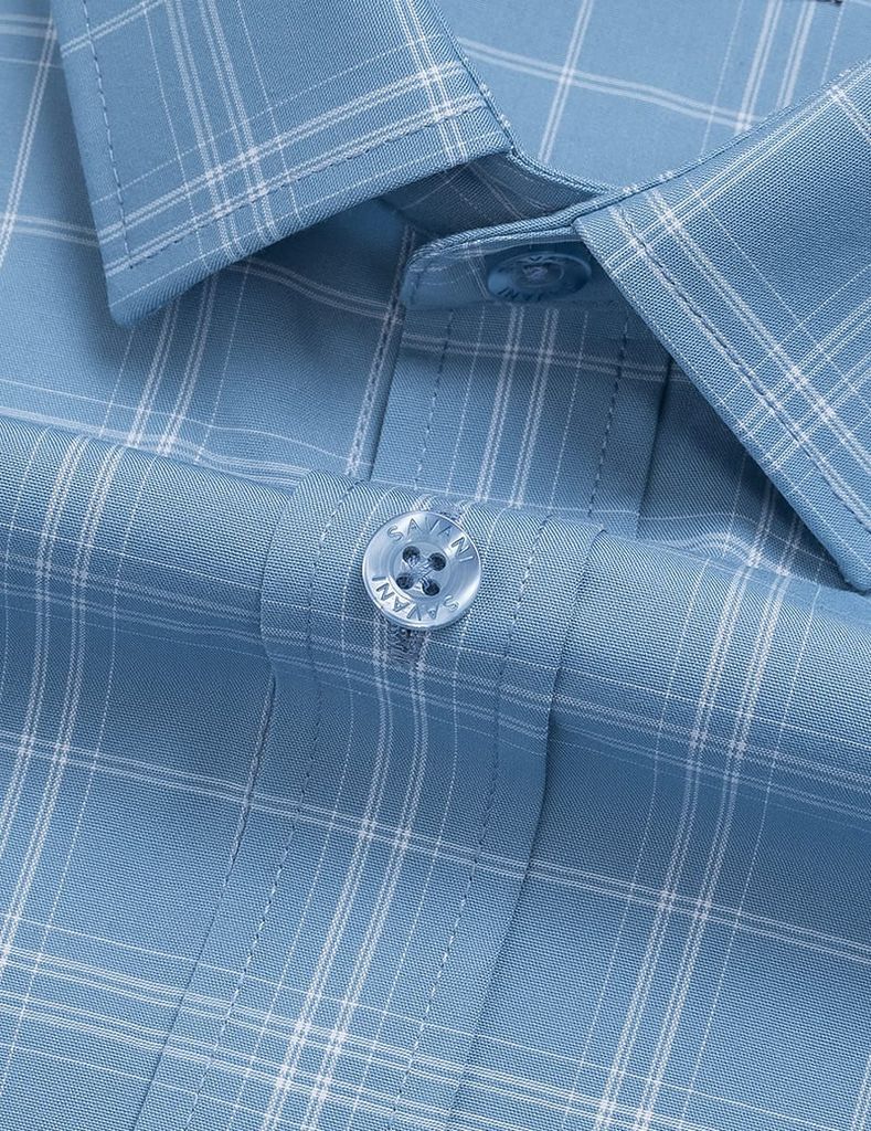 Áo sơ mi nam dài tay tà lượn không túi