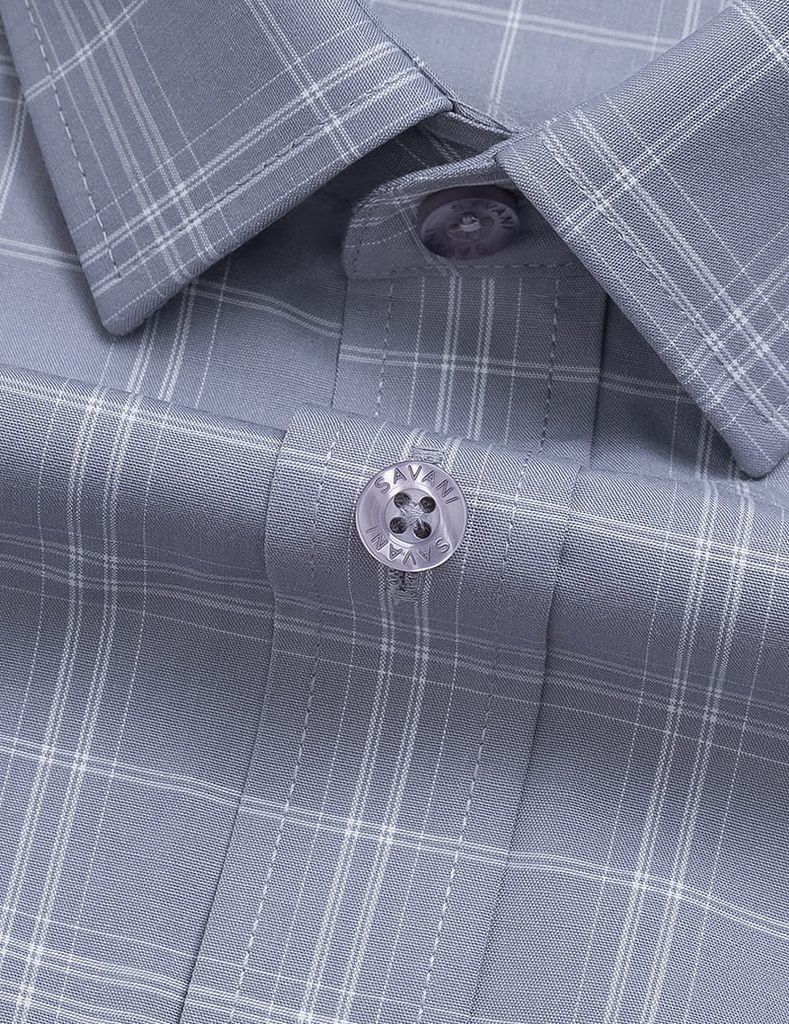 Áo sơ mi nam dài tay tà lượn không túi