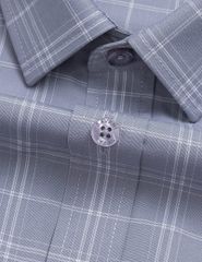 Áo sơ mi nam dài tay tà lượn không túi