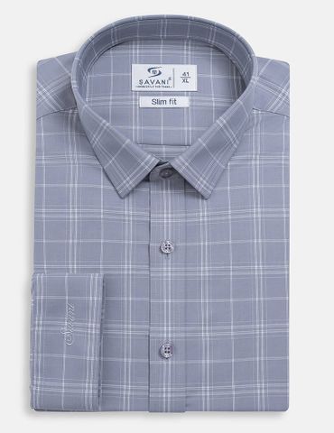 Áo sơ mi nam dài tay tà lượn không túi