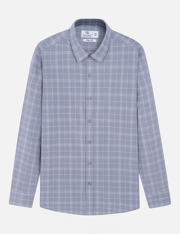 Áo sơ mi nam dài tay tà lượn không túi