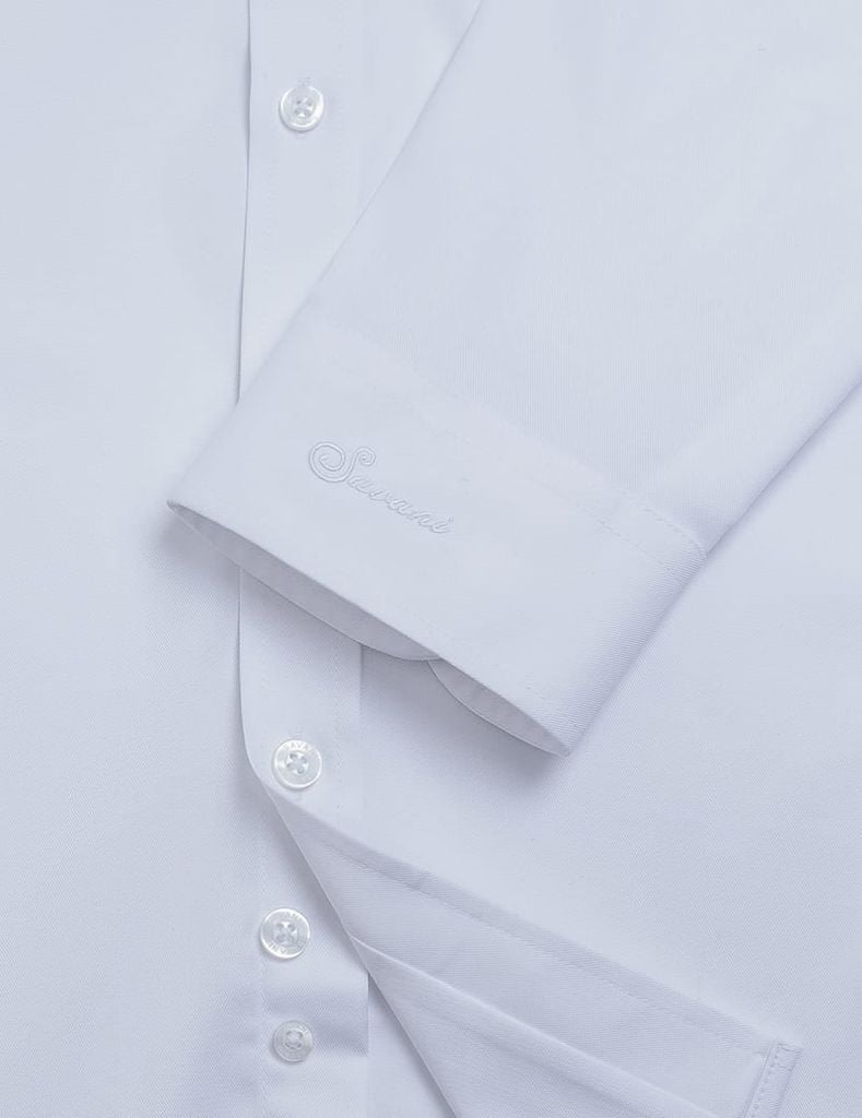 Áo sơ mi nam dài tay tà lượn không túi