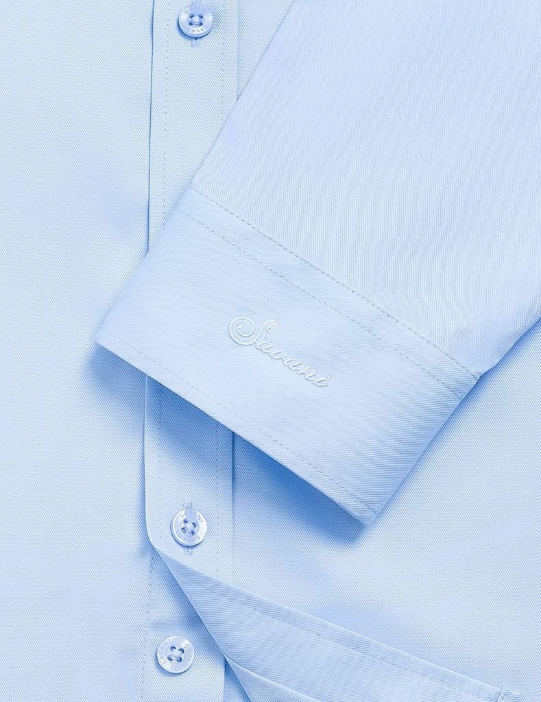 Áo sơ mi nam dài tay tà lượn không túi