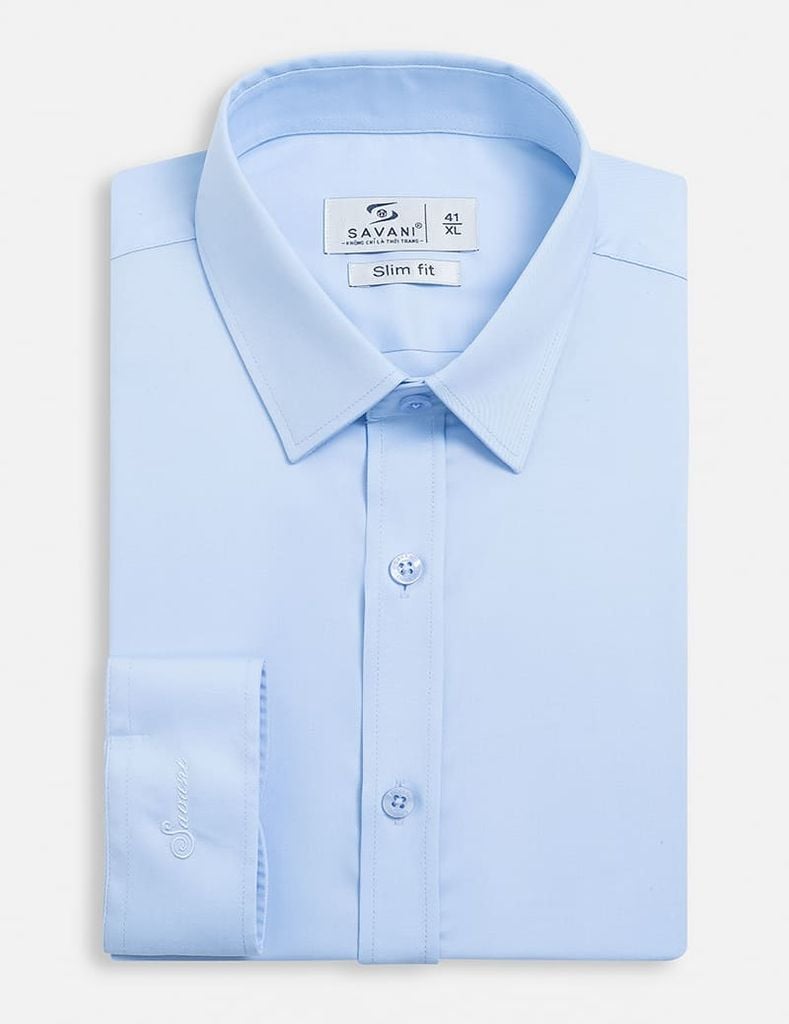 Áo sơ mi nam dài tay tà lượn không túi