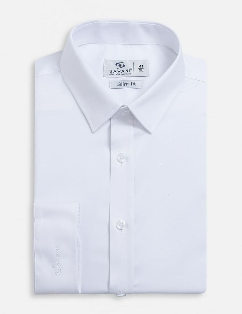 Áo sơ mi nam dài tay tà lượn không túi