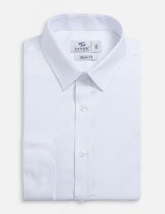 Áo sơ mi nam dài tay tà lượn không túi