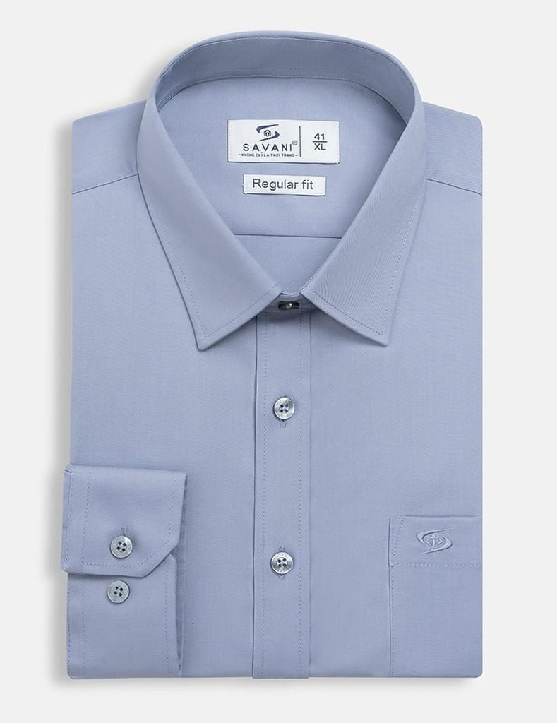 Áo sơ mi nam dài tay tà lượn có túi