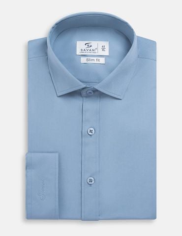 Áo sơ mi nam dài tay tà lượn không túi