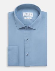 Áo sơ mi nam dài tay tà lượn không túi