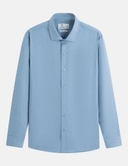 Áo sơ mi nam dài tay tà lượn không túi