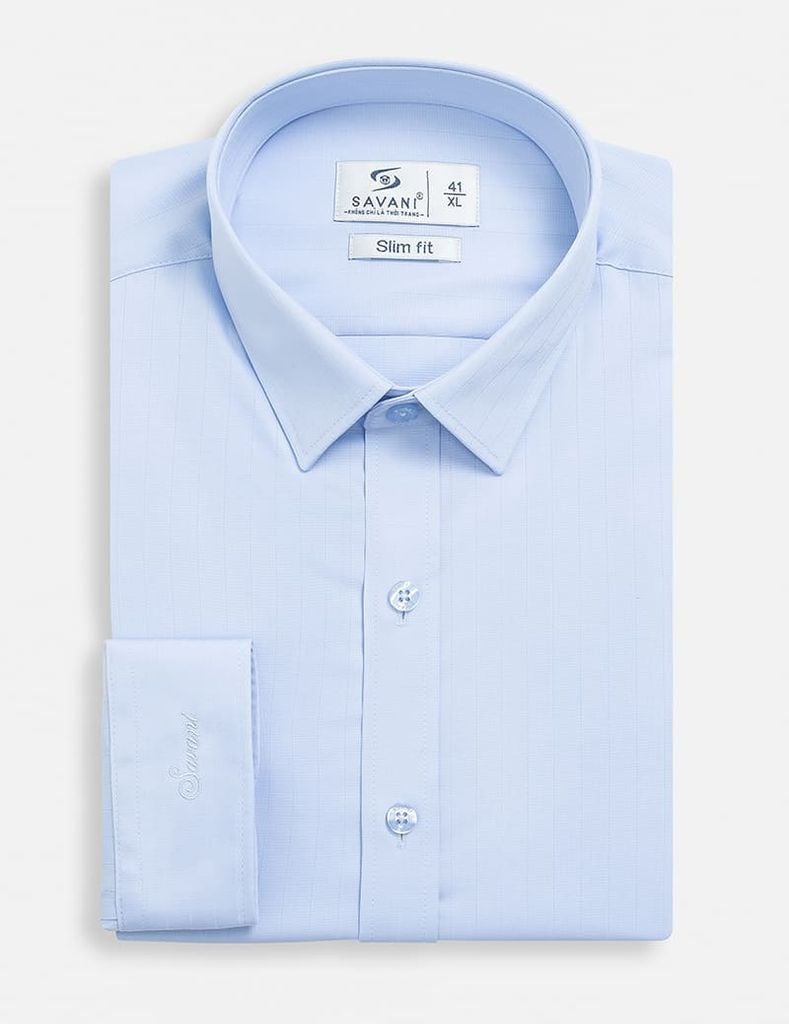 Áo sơ mi dài tay nam tà lượn không túi