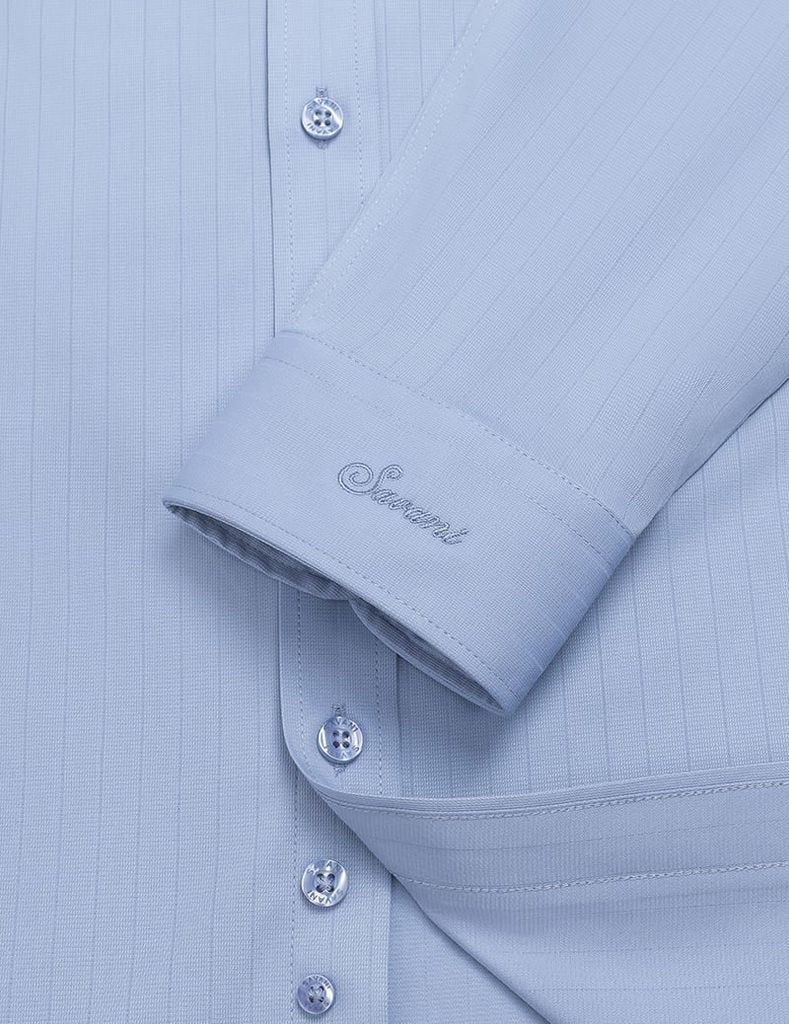 Áo sơ mi dài tay nam tà lượn không túi