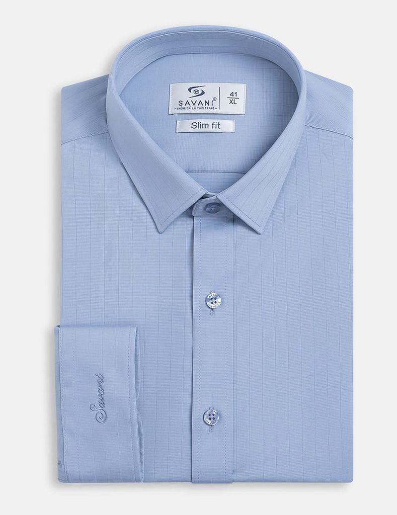 Áo sơ mi dài tay nam tà lượn không túi