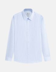 Áo sơ mi nam dài tay tà lượn có túi