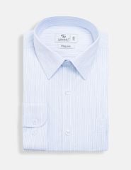 Áo sơ mi nam dài tay tà lượn có túi