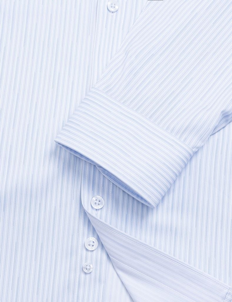 Áo sơ mi nam dài tay tà lượn có túi