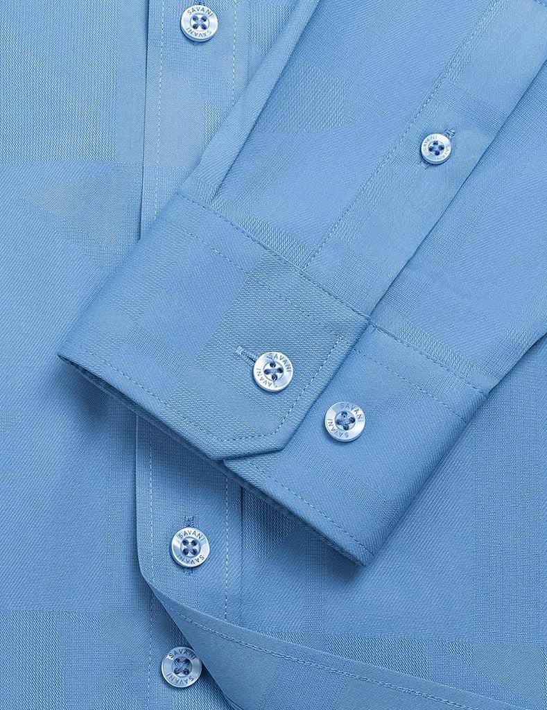 Áo sơ mi nam dài tay tà lượn có túi