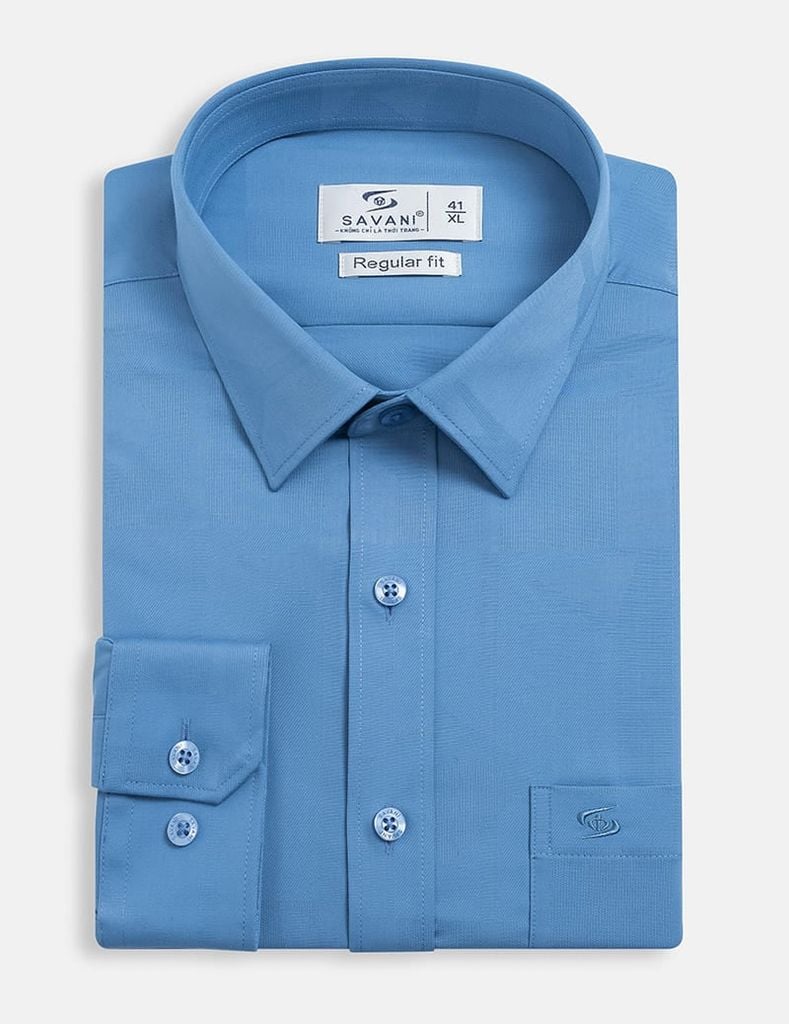 Áo sơ mi nam dài tay tà lượn có túi