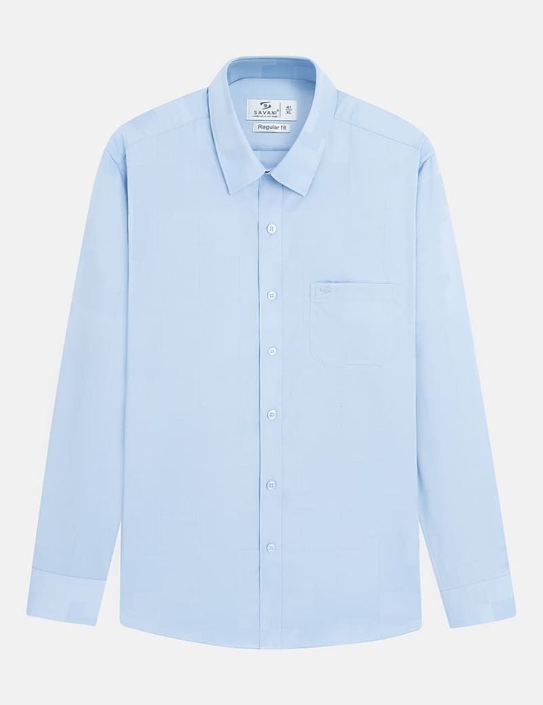 Áo sơ mi nam dài tay tà lượn có túi