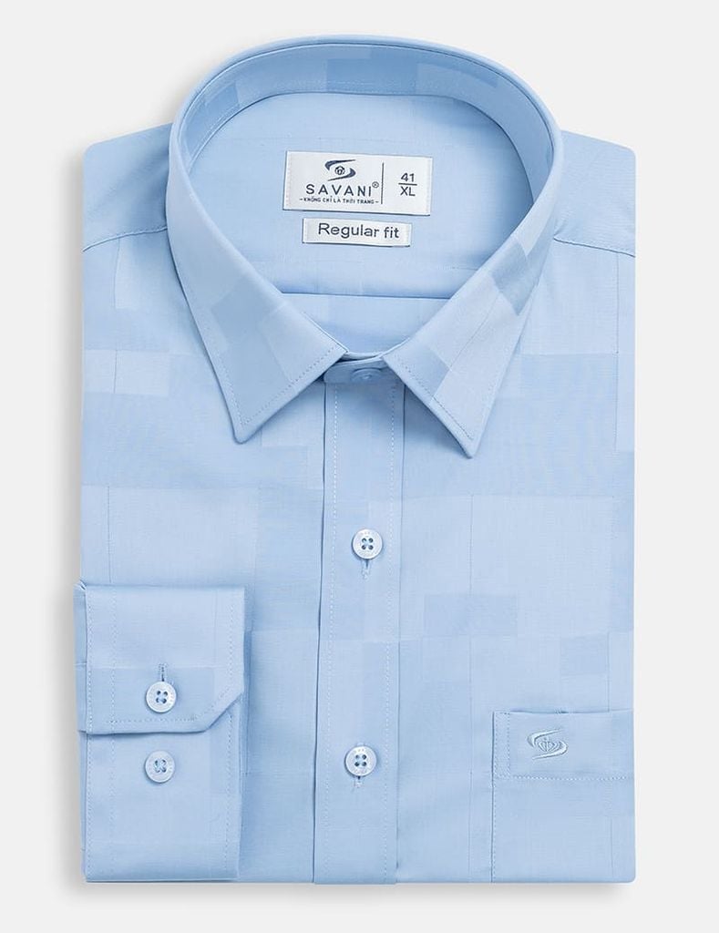 Áo sơ mi nam dài tay tà lượn có túi