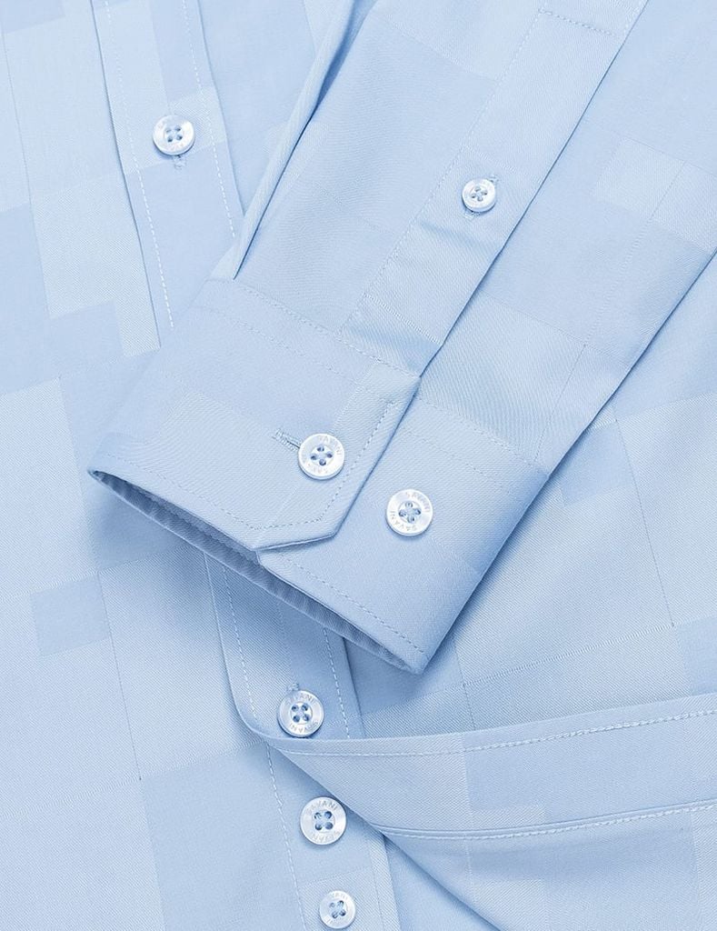 Áo sơ mi nam dài tay tà lượn có túi