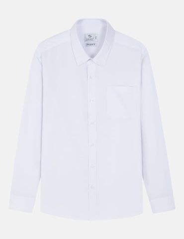 Áo sơ mi nam dài tay tà lượn có túi