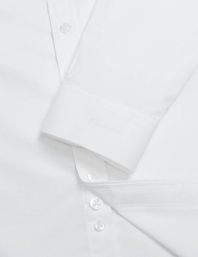 Áo sơ mi trắng dài tay nam
