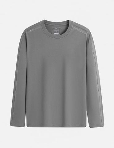 Áo thun dài tay nam cổ tròn