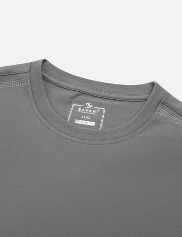 Áo thun dài tay nam cổ tròn