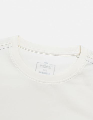 Áo thun dài tay cổ tròn nam in vai
