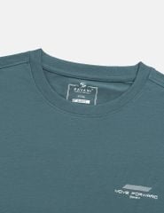 Áo thun dài tay nam cổ tròn hình in trước ngực