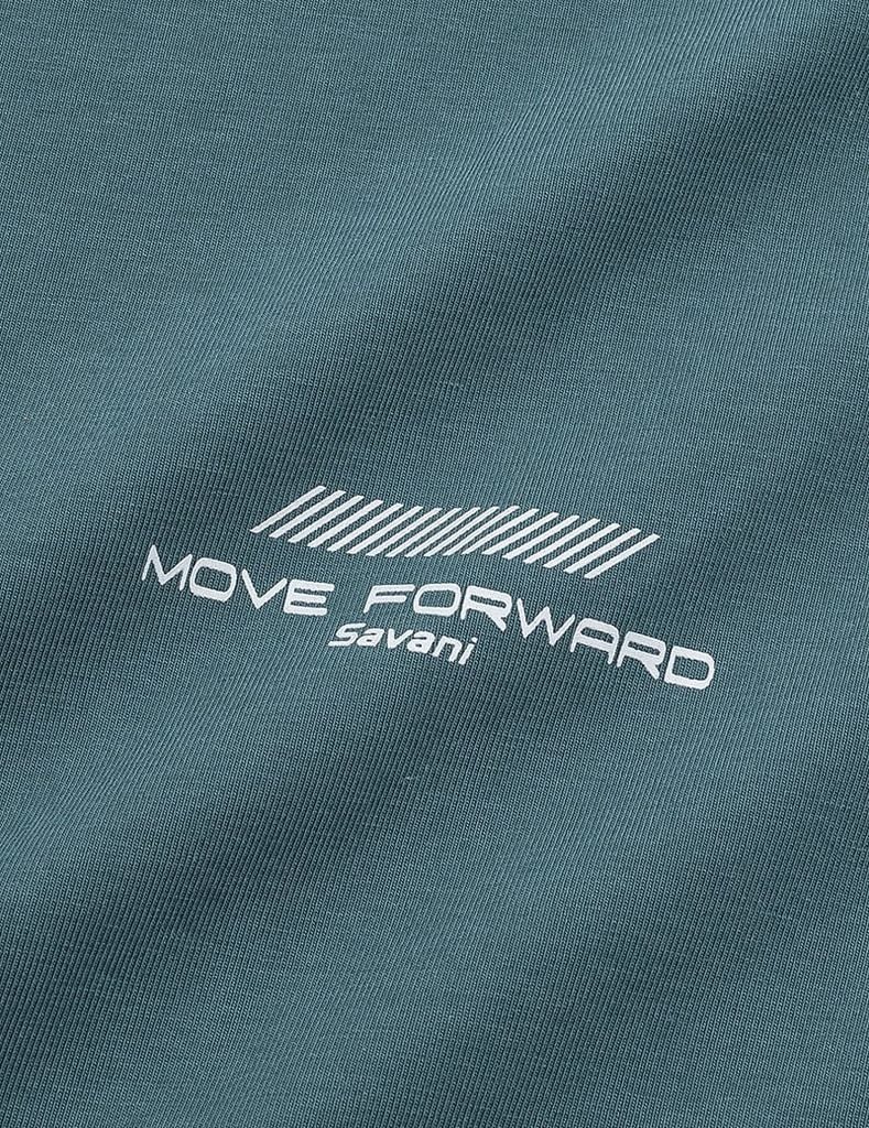 Áo thun dài tay nam cổ tròn hình in trước ngực