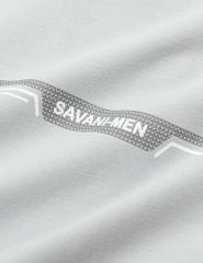 Áo thun dài tay cổ tròn nam hình in ngang ngực