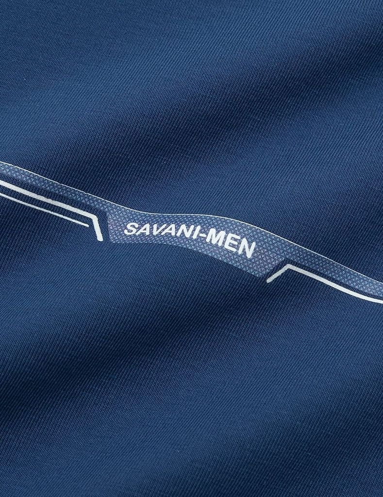 Áo thun dài tay cổ tròn nam hình in ngang ngực